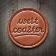 Pressed Leather Coaster