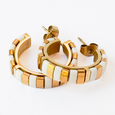 Tila Bead Hoop Earrings