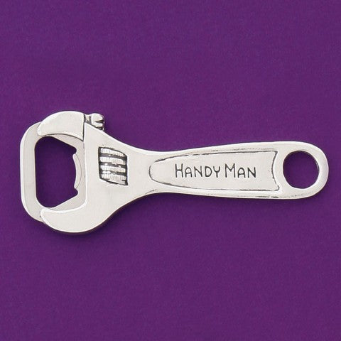 Pewter Wrench Bottle Opener