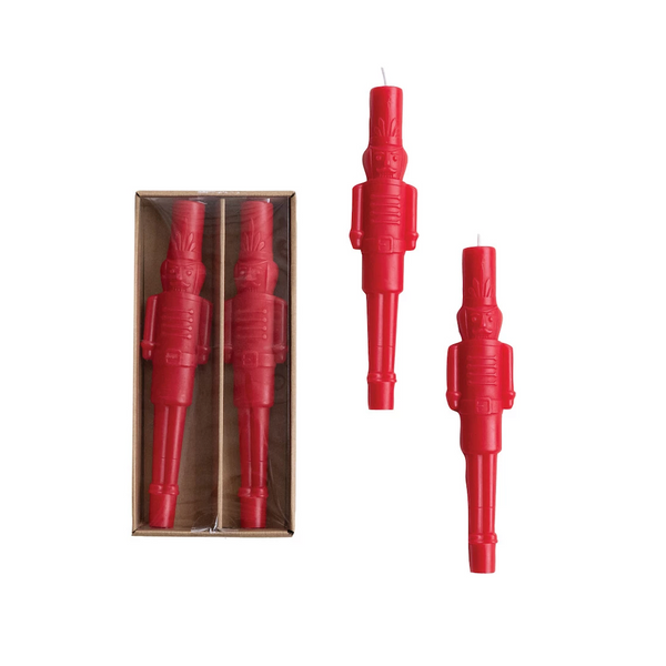 Nutcracker Taper Candle Set