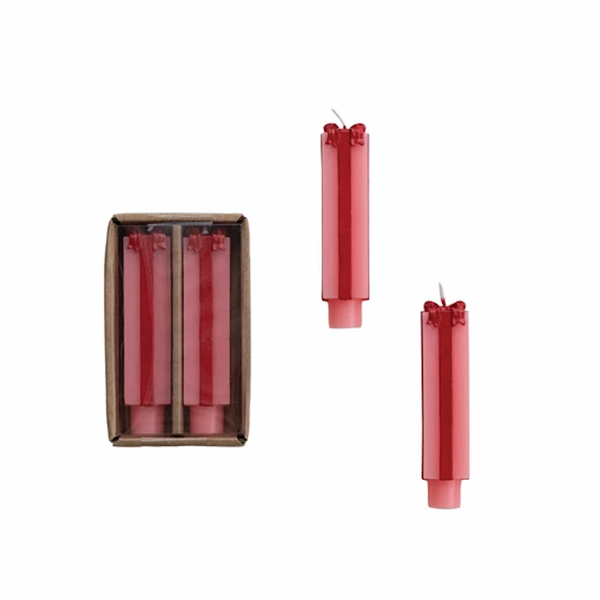 Present Taper Candle Set