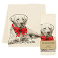 Christmas Dog Tea Towel