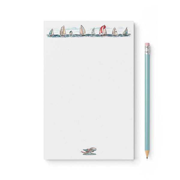 Sailboats with Cleat Notepad