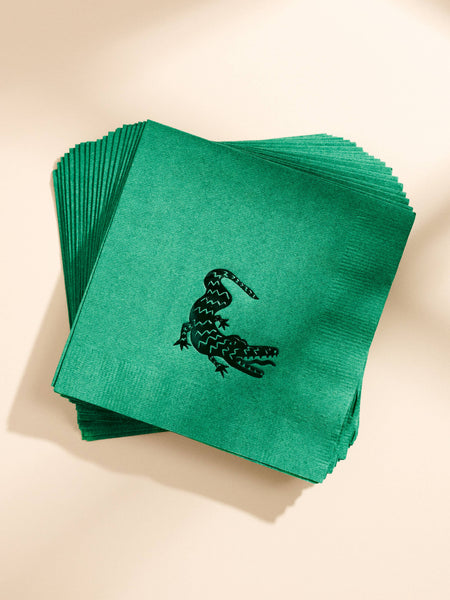 Alligator Paper Beverage Napkins