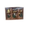 Mushroom Glass Clip Ornament Set