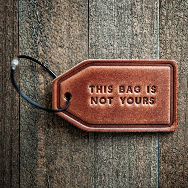 Leather Luggage Tag