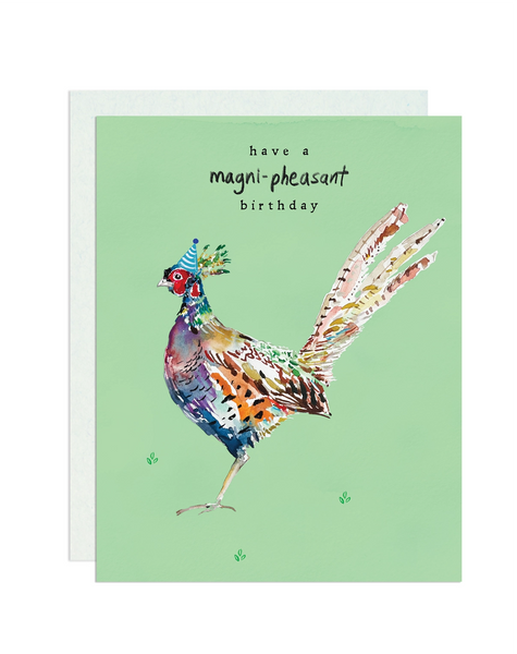 Pheasant Birthday Card