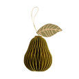 Pear Honeycomb Ornament