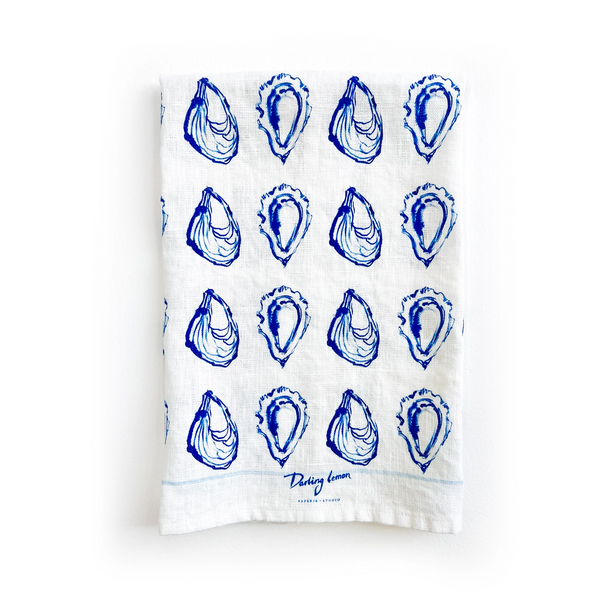Oysters Tea Towel
