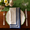 Triple Stripe Dinner Napkin Set