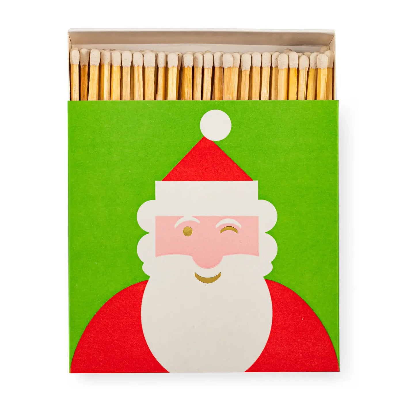 Winking Santa Matchbox
