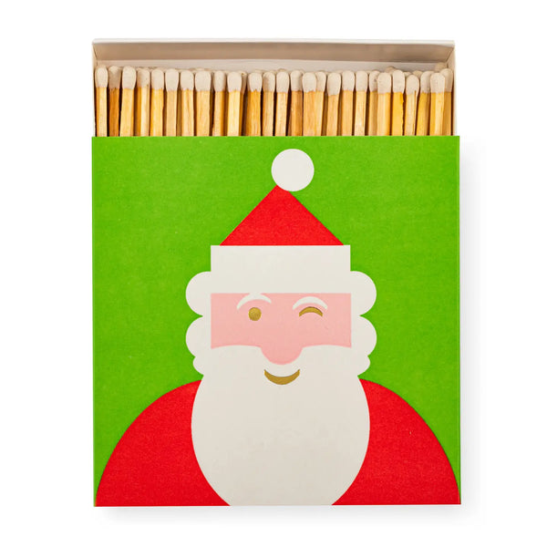 Winking Santa Matchbox