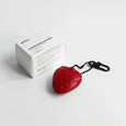 Strawberry Crayon Keyring