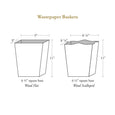 Tortoise Shell Waste Basket