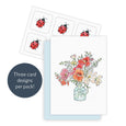 Summer Blooms Mini Note Card Set