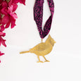 Brass Cardinal Ornament
