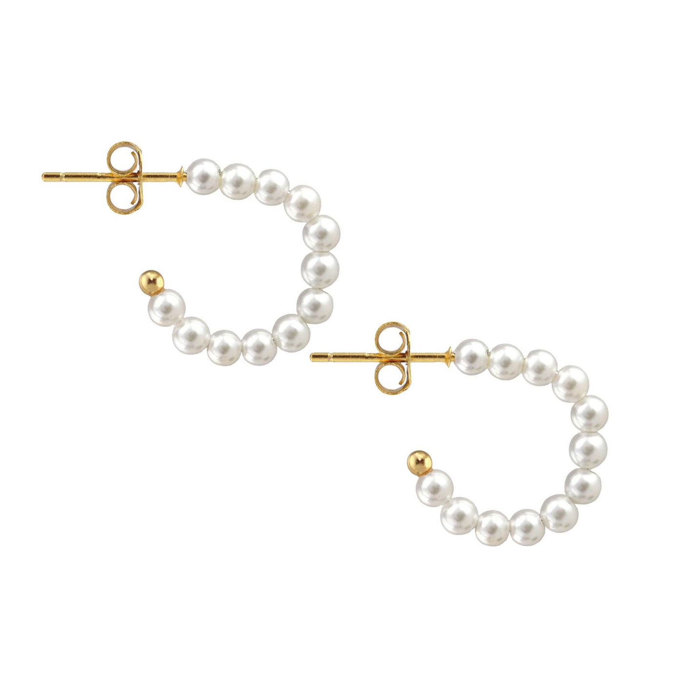 Freshwater Pearl Hoop Earrings