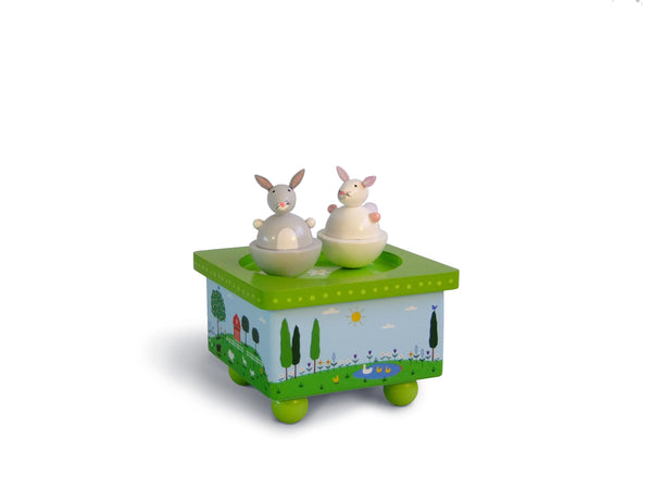 Dancing Bunnies Music Box