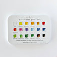 18 Watercolor Paint & Brush Set