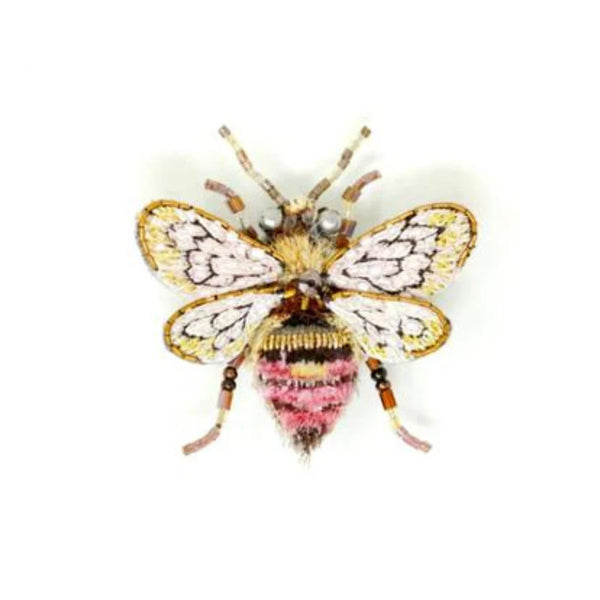 Bombus Bee Beaded Pin