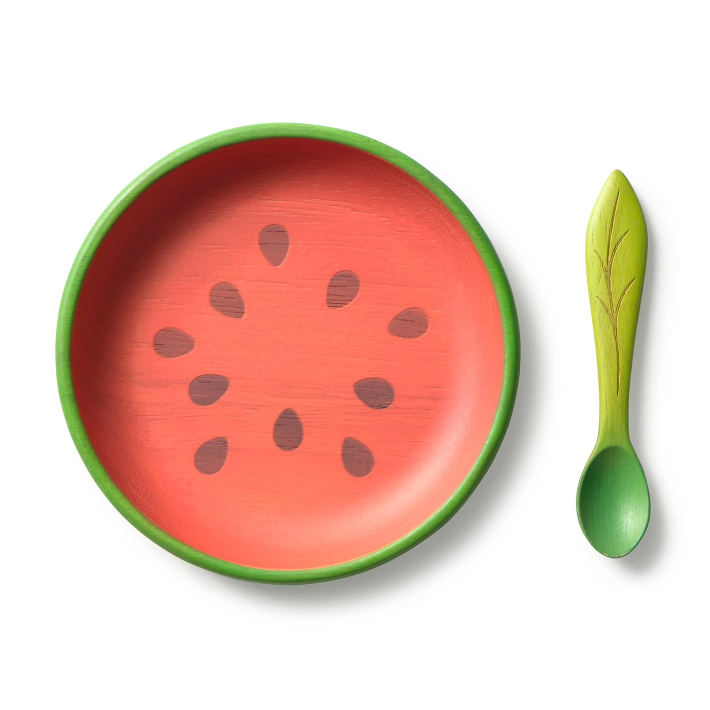 Watermelon Plate & Spoon Set