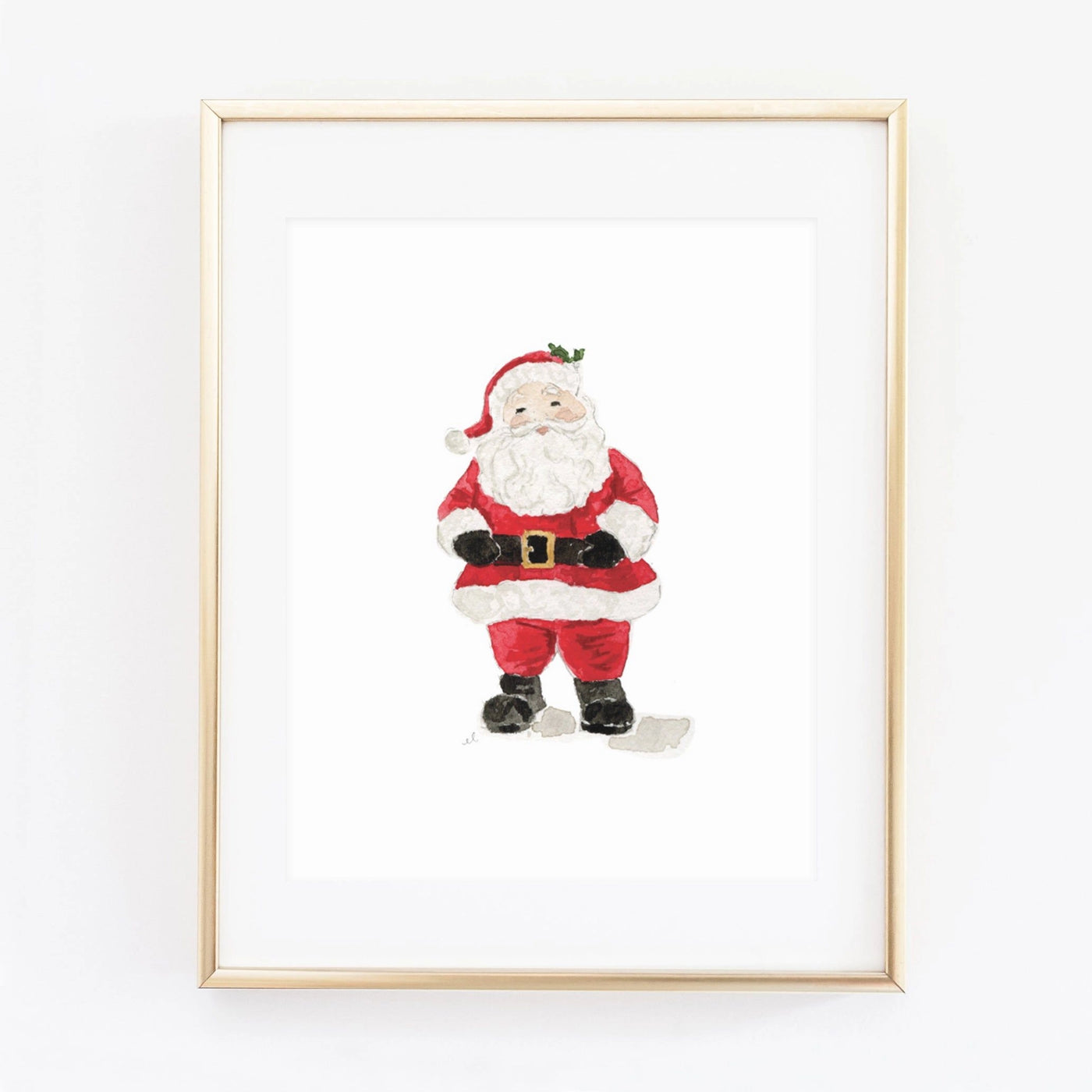 Santa Art Print
