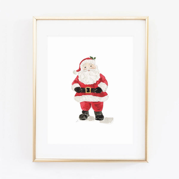 Santa Art Print