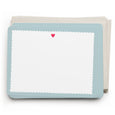 Scalloped Heart Flat Notecard Set