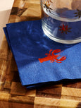 Lobster Paper Beverage Napkins