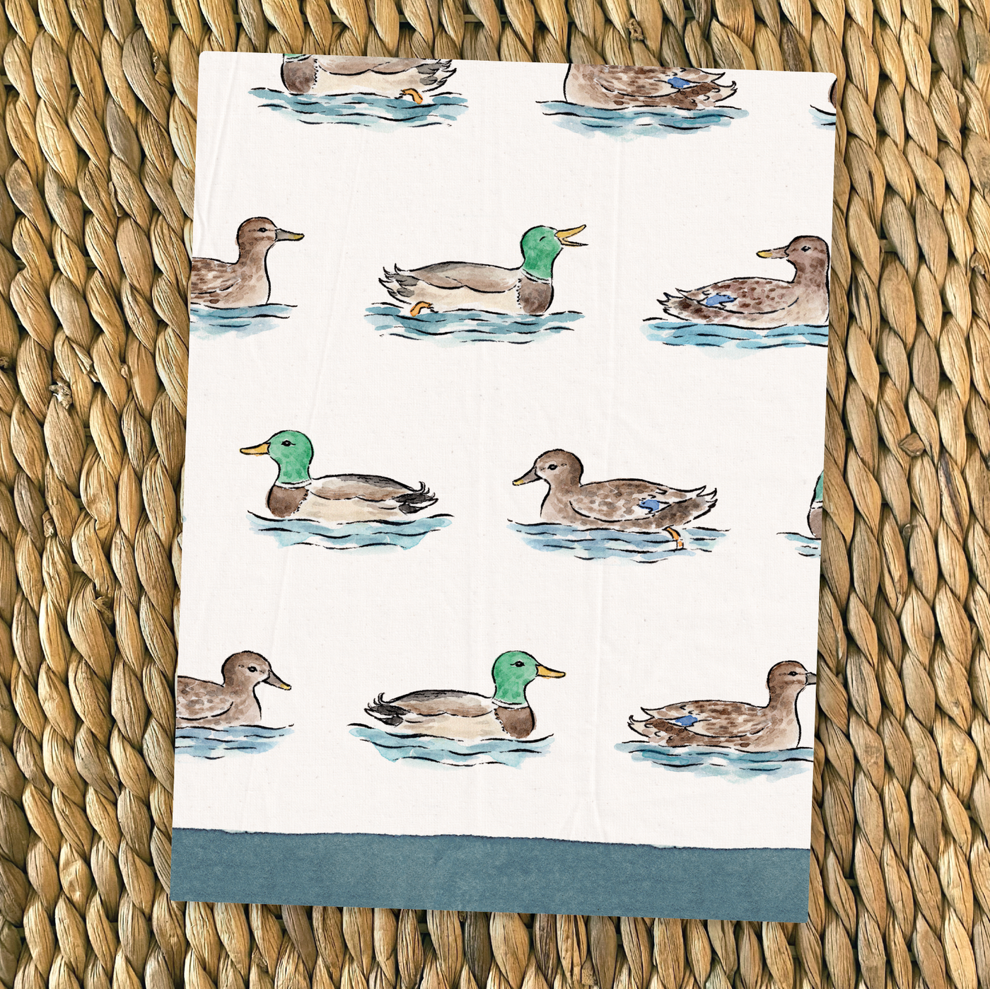 Duck, Duck ... Duck! Tea Towel