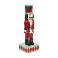 Hand-Painted Nutcracker Candleholder