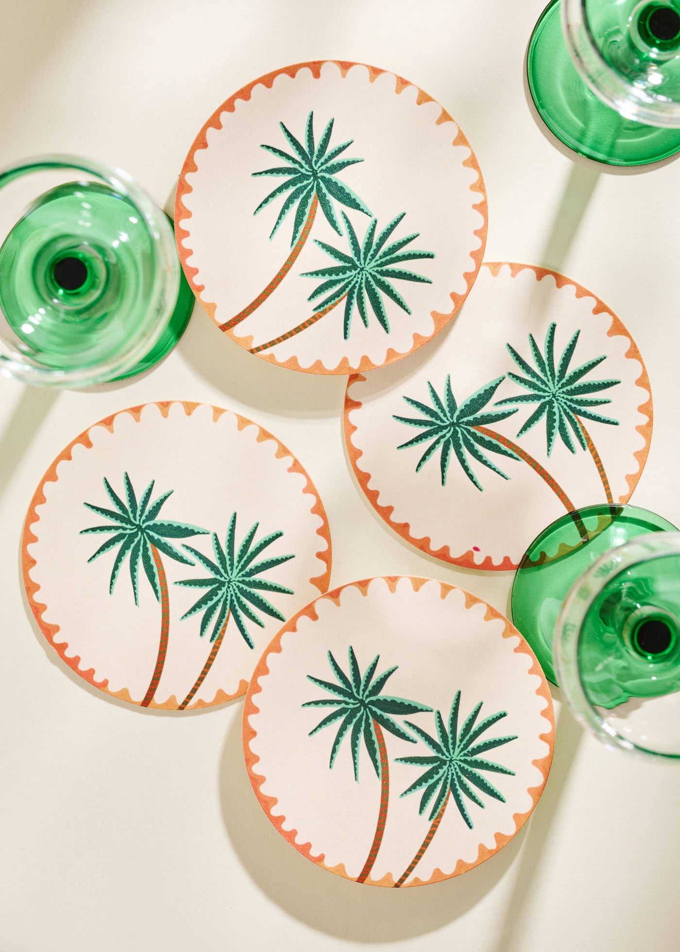 Palm Trees Coaster Set