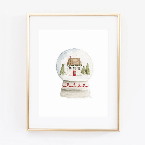 Snowglobe Art Print