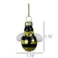 Tiny Bee Glass Ornament