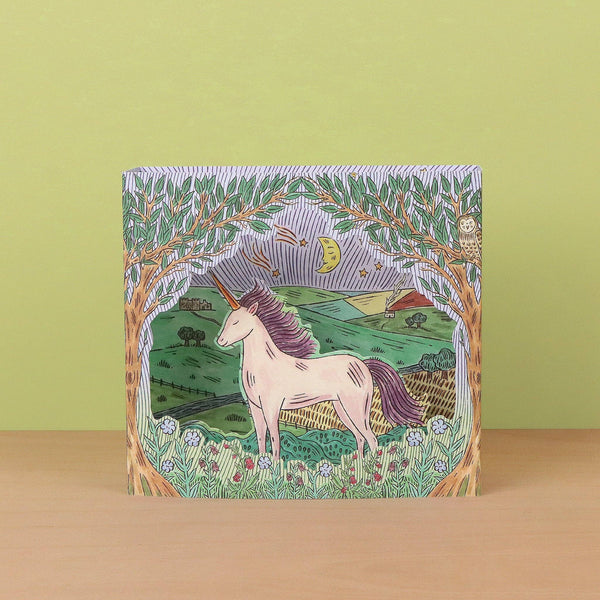 Twilight Unicorn Card