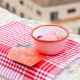 Strawberry-Shaped Paper Napkins