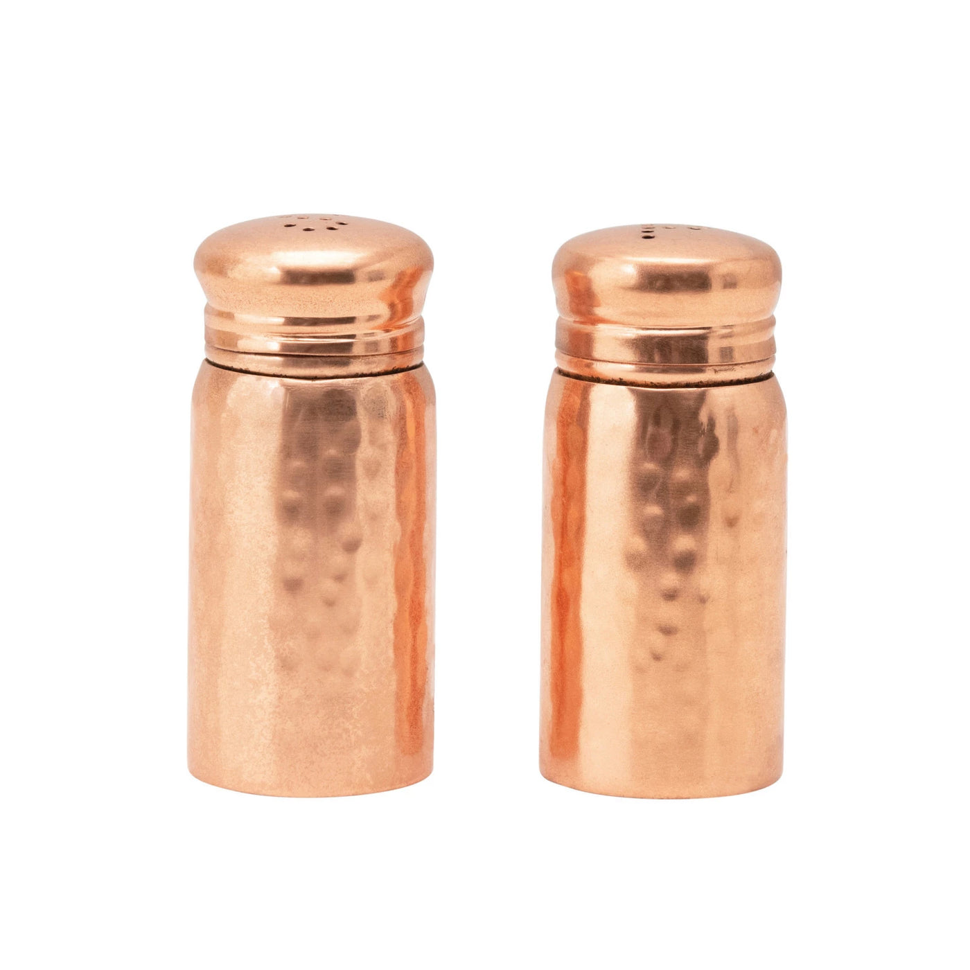 Hammered Salt and Pepper Shakers