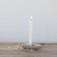 Stoneware Oyster Shell Candleholder