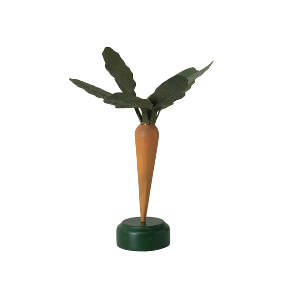 Toleware Carrot-Shaped Candleholder