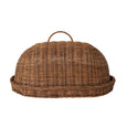 Hand-Woven Rattan Tray & Cloche