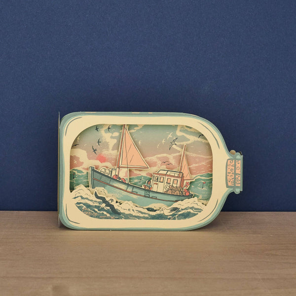 Fishing Boat In A Bottle