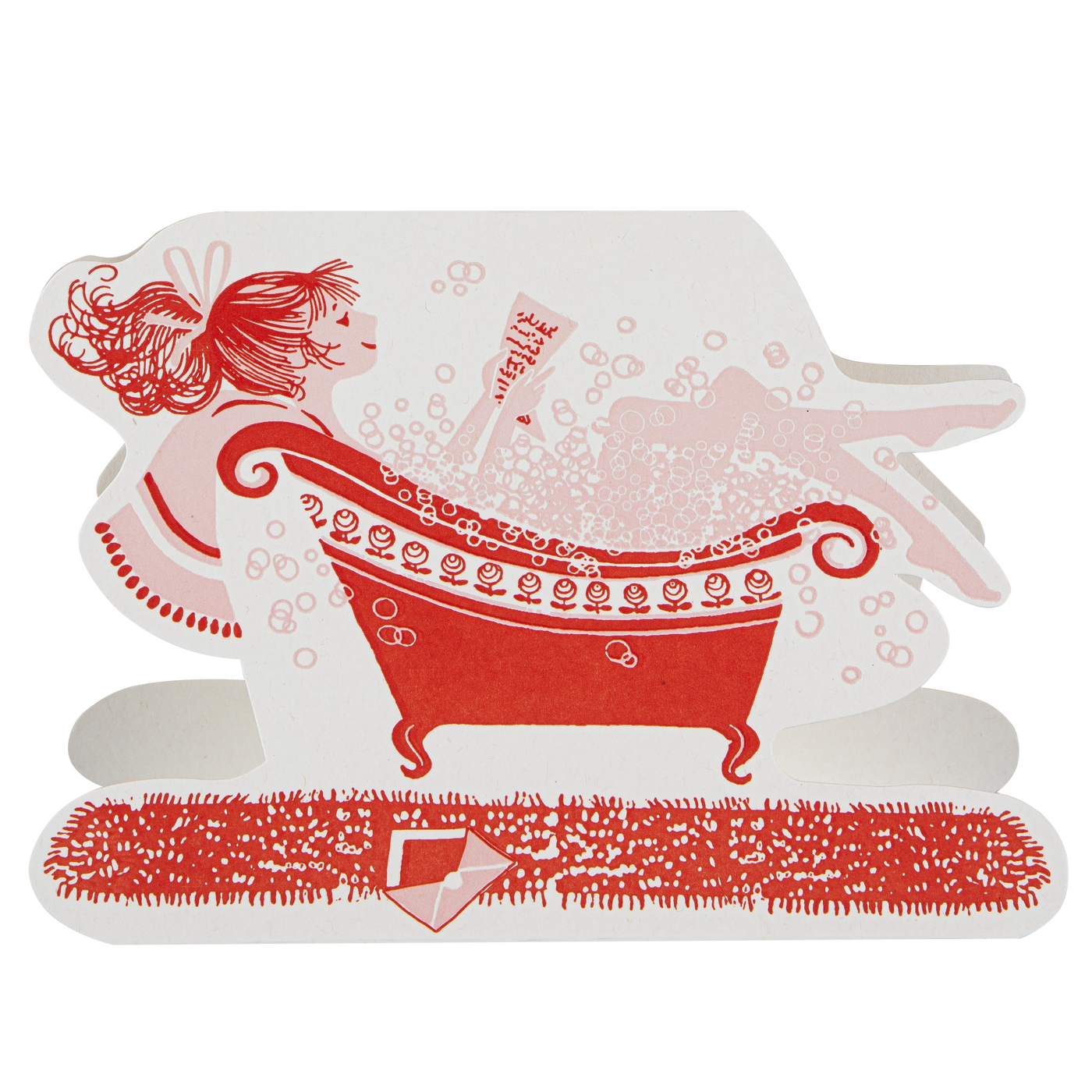 Lady in the Bath Card