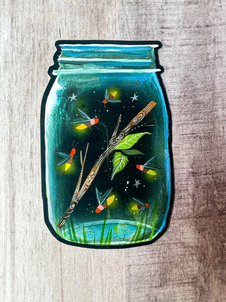 Firefly Jar Sticker