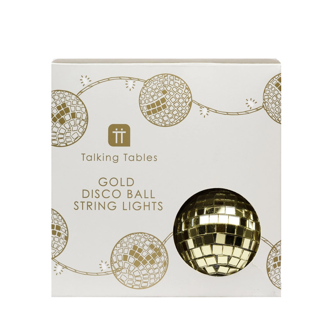 Gold Disco String Lights