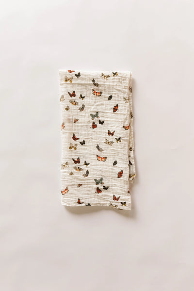 Butterfly Migration Swaddle Blanket