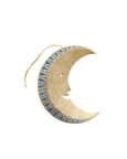 Golden Man on the Moon Board Ornament