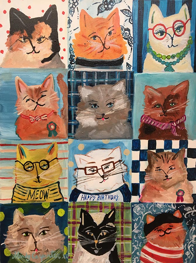 Cats Birthday Card