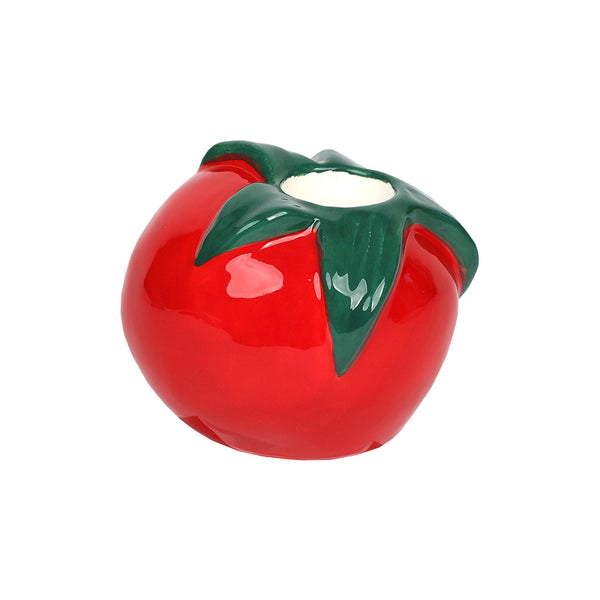 Tomato-Shaped Candleholder