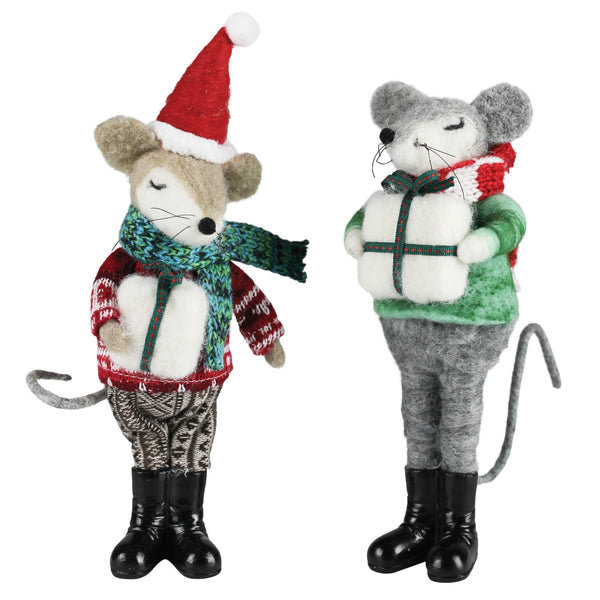 Felt Mouse with Gift