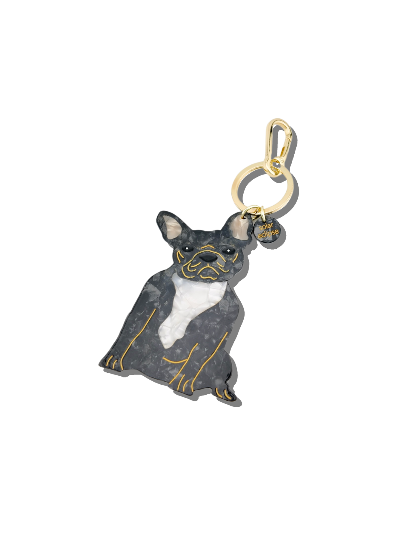 Frenchie Bag Charm & Keychain